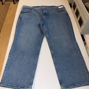 NWT Old Navy The Slouchy Straight Leg Jeans Mid Rise Womens Sz 20 New